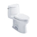 Toilette monobloc Toto Ultramax II 1G, cuvette allongée - 1,0 GPF - Washlet+ connexion - levier de déclenchement droit MS604124CUFRG