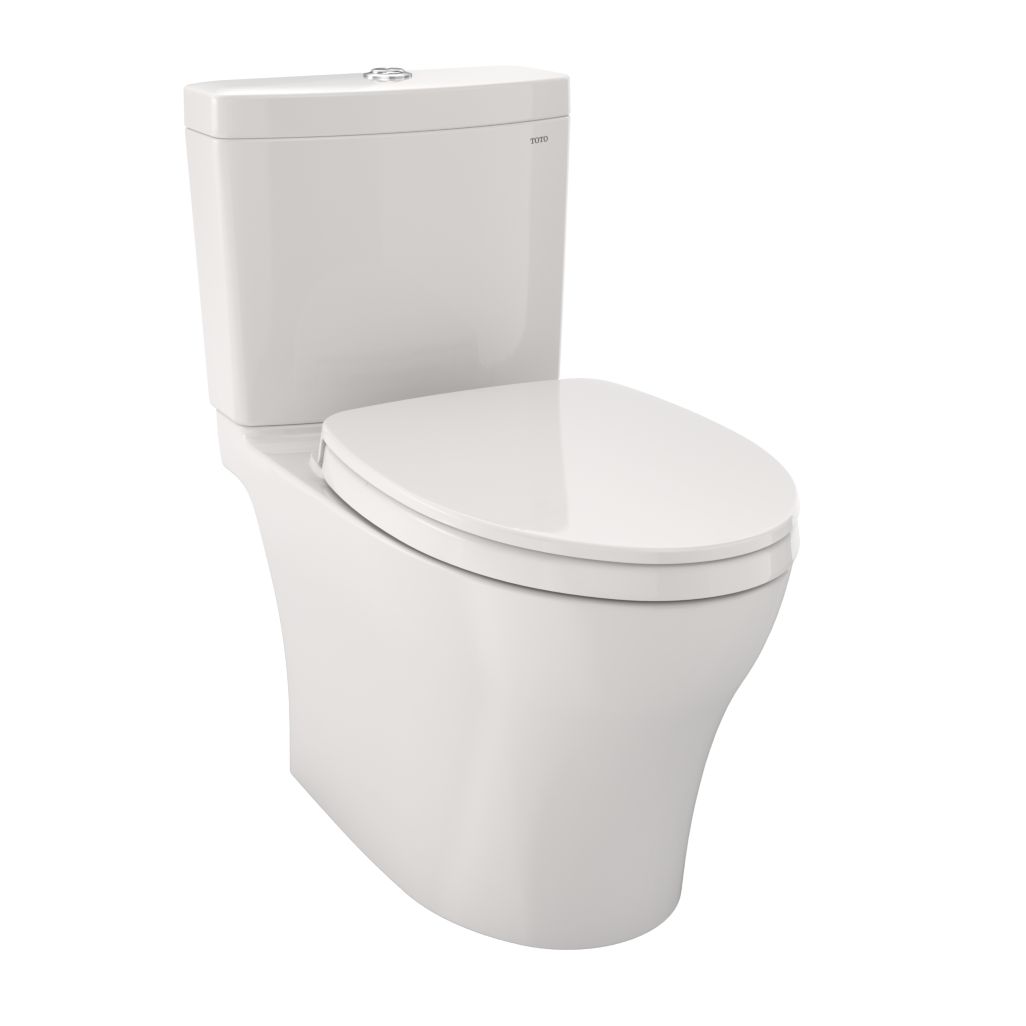 Toto Aquia IV Toilet - 1.28 GPF & 0.9 GPF, Elongated Bowl - Washlet+ Connection - New MS446124CEMGN