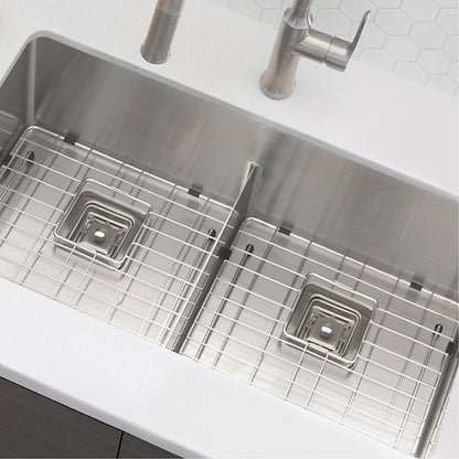 AZUNI 3.5" Square Stainless Steel Sink Strainer