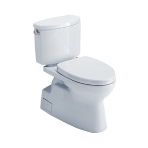 Toto Vespin II Two-piece Toilet, Elongated Bowl - 1.28 GPF - Washlet+ Connection MS474124CEFG