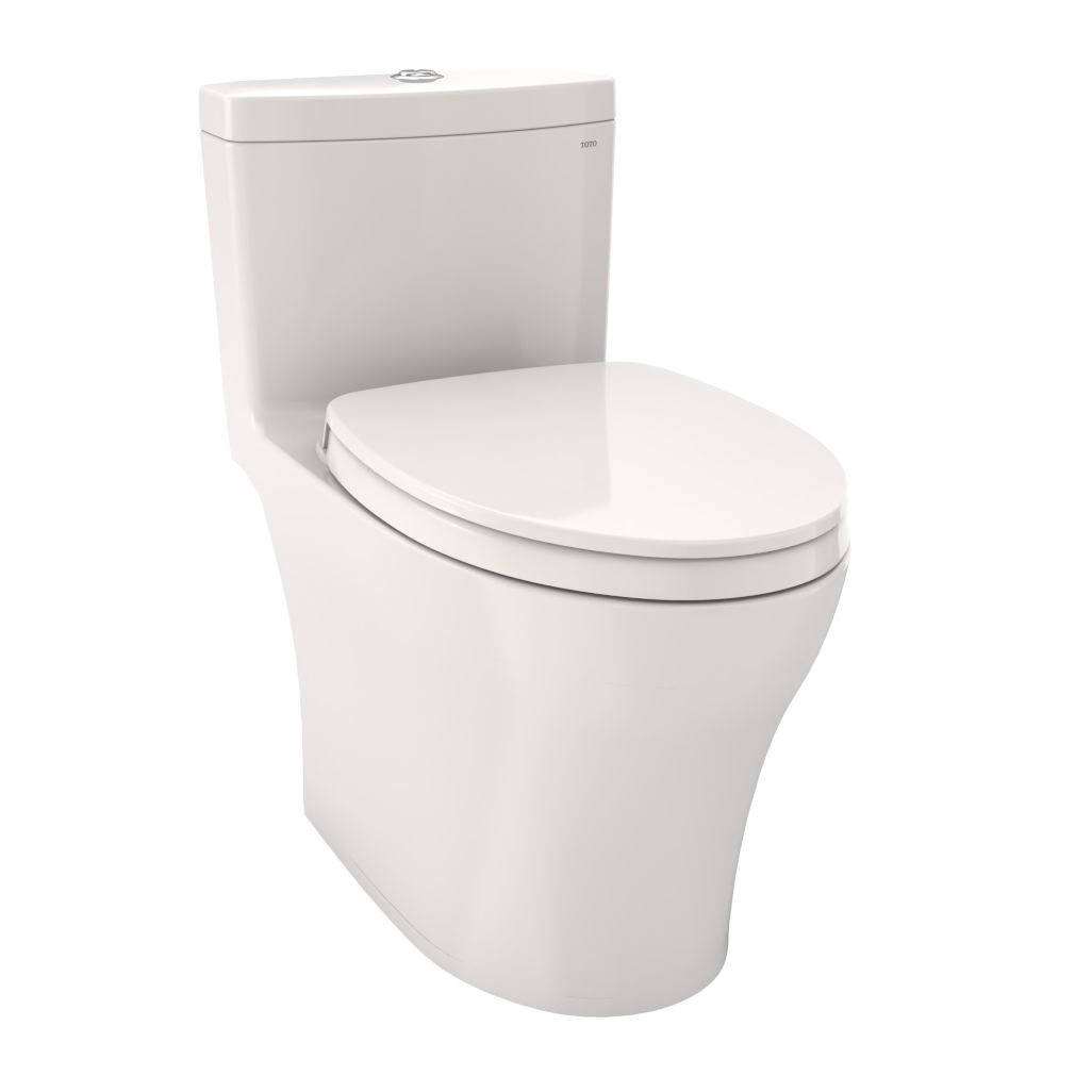 Toto Aquia IV Elongated UH Skirted Dual Flush Toilet With Seat MS646124CEMFGN