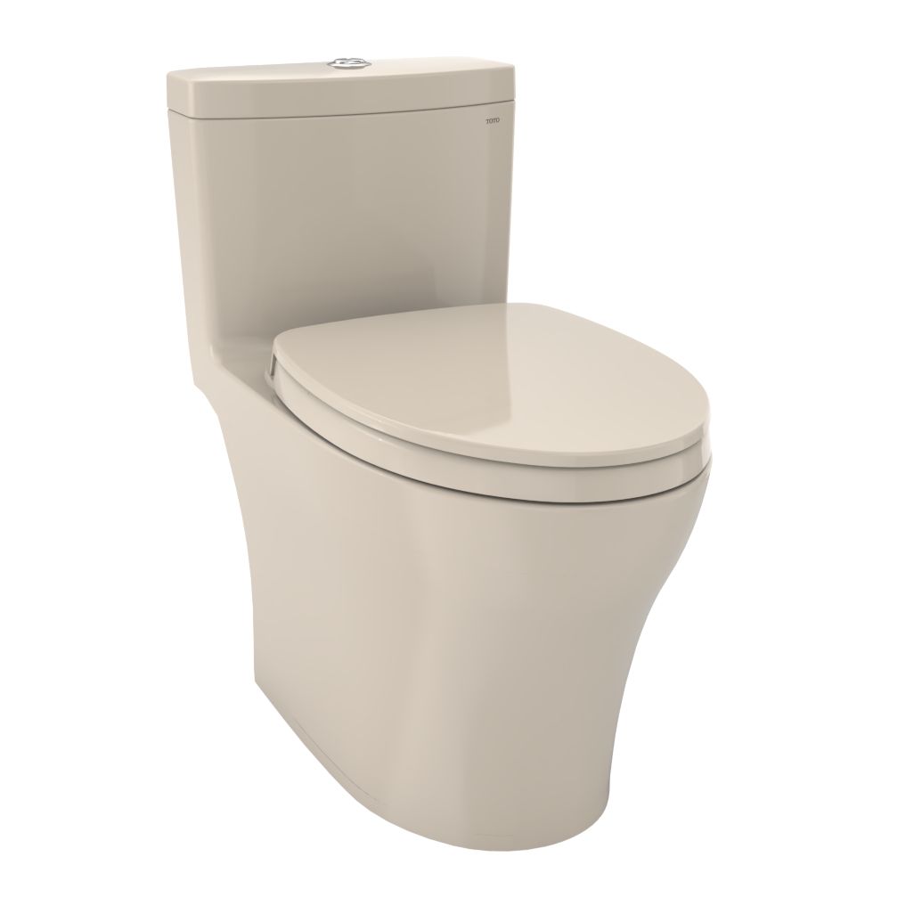 Toto Aquia IV Elongated UH Skirted Dual Flush Toilet With Seat MS646124CEMFGN