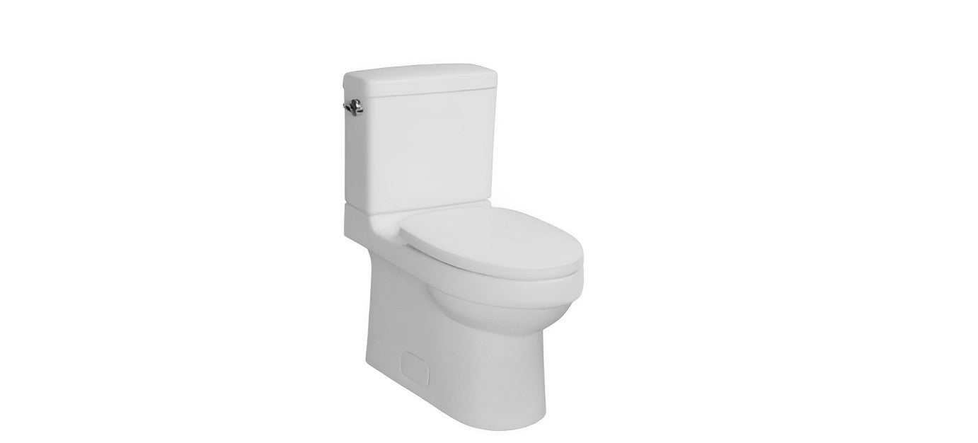 Villeroy and Boch White Alpin Siphonic Floor Standing Elongated Toilet Bowl