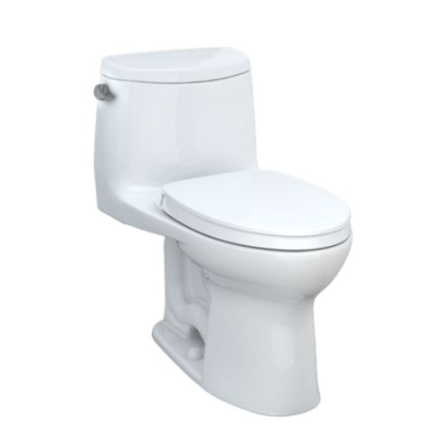 Toto Ultramax II One-piece Toilet, Elongated Bowl - 1.28 GPF - Washlet+ Connection MS604124CEFRG - Right Trip Lever