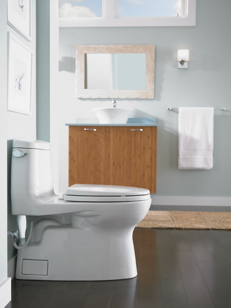 Toto Carlyle II 1.28 GPF Elongated Ada Skirted Toilet With Seat - MS614124CEFG