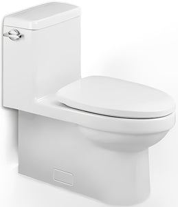 Toilette allongée monobloc Villeroy & Boch Architectura - Blanc Alpin 5697UW01