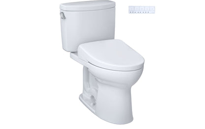 Toto Drake II Two-piece Toilet With S7A Washlet Bidet Seat - 1.28 GPF
