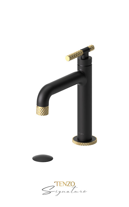 Tenzo BELLACIO -C 11 Single Hole Lavatory Faucet With Drain