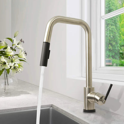 Kodaen CASCADE Single handle Pull-down Spray Kitchen Faucet - F23200