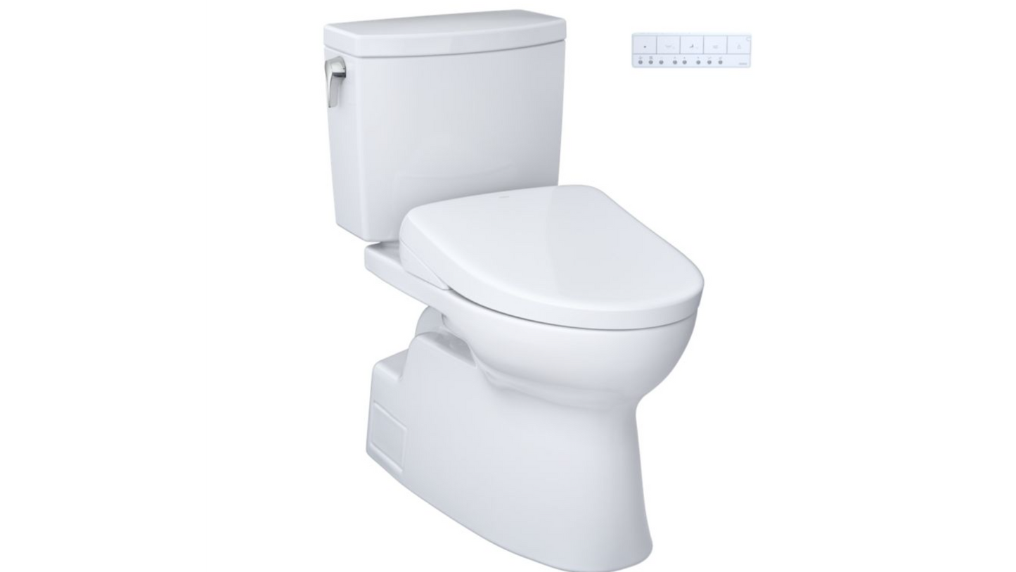 Toilette deux pièces Toto Vespin II Washlet+ S7 - 1,0 GPF (hauteur universelle)