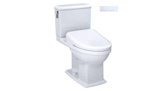 Washlet Toto Connelly + toilette en deux pièces S7 - 1,28 GPF et 0,9 GPF