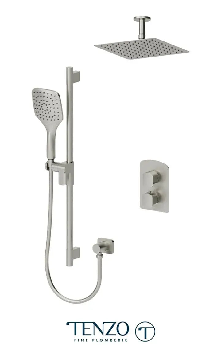 Tenzo - Delano T-box Thermostatic Shower Kit With 2 Functions DET32-21131