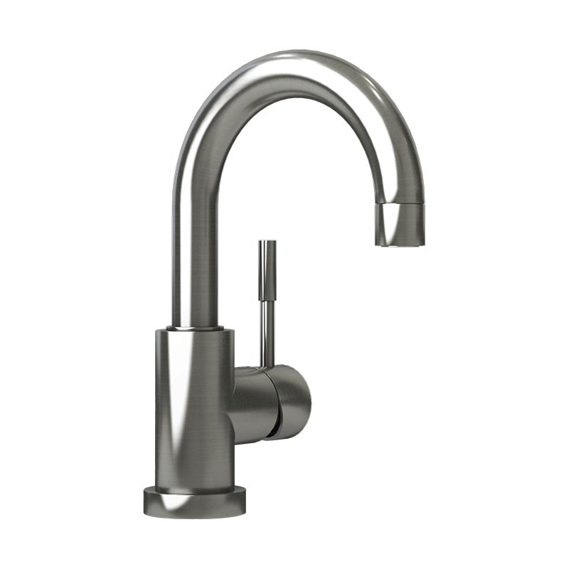 Rubi Dana Single-handle Washbasin Faucet With Drain- Nickel - Renoz