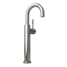 Rubi Dana Raised Single Lever Bassin Faucet- Nickel - Renoz