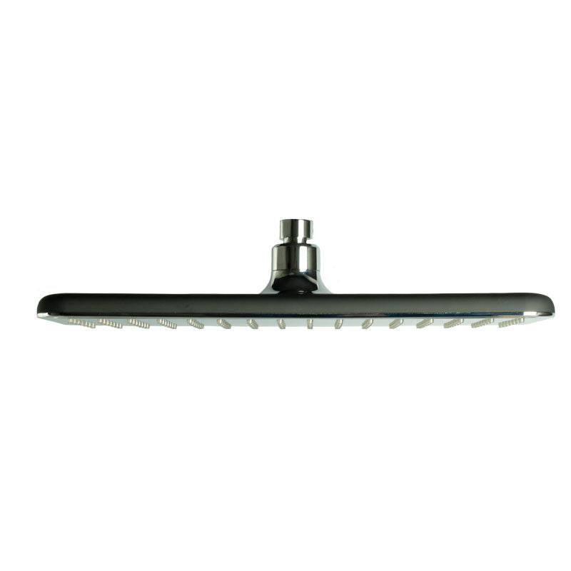 Rubi Iris Black And Chrome Shower Head - RIR350BC