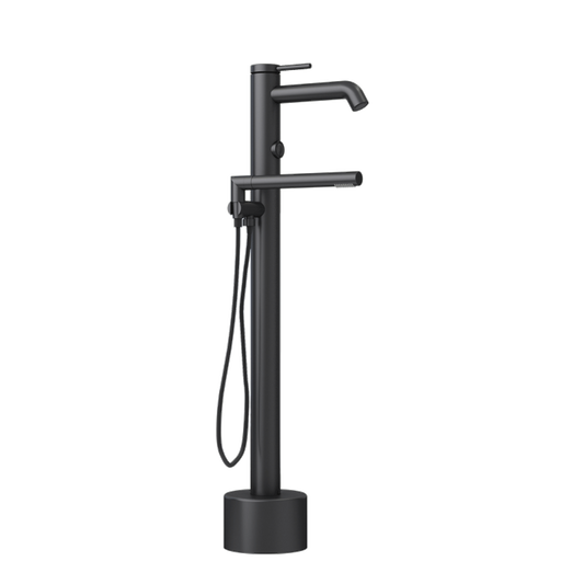 Rubi Vertigo Black Freestanding Bathtub Faucet