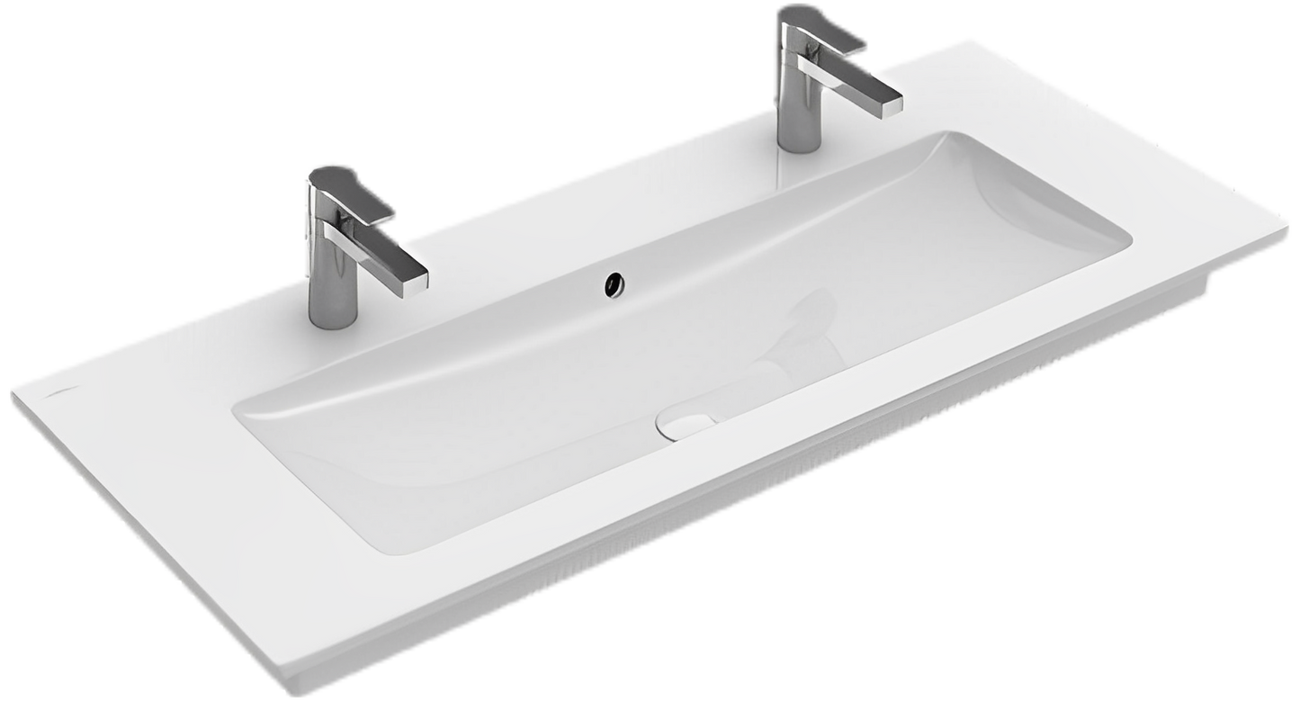 Villeroy & Boch White Alpin Venticello Vanity Bathroom Sink