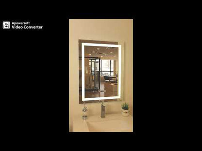 Miroir de courtoisie LED pour salle de bain Embrace Kodaen avec haut-parleur Bluetooth intégré - MSL-105T