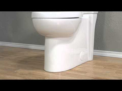 American Standard Studio Skirted Two-Piece Dual Flush 1.6 gpf/6.0 Lpf and 1.1 gpf/4.2 Lpf Chair Height Elongated Toilet With Seat