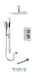 Tenzo - Quantum Chrome T-box Shower Kit With 3 Functions (Thermostatic)