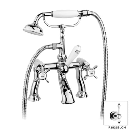 Aquadesign Products Deck Mount Tub Filler (Nostalgia R2522BX) - Chrome