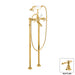 Aquadesign Products Floor Mount Tub Filler (Julia R2977) - Brushed Gold