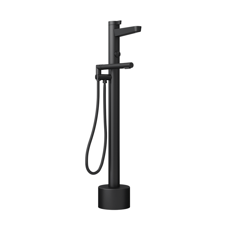 Rubi Abyss Freestanding Bathtub Faucet- Black - Renoz