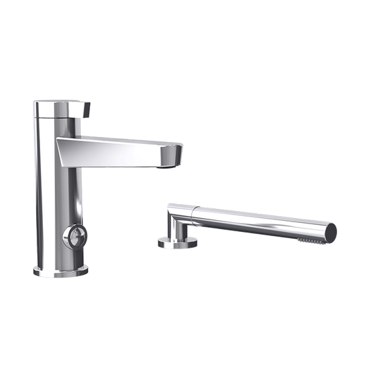 Rubi Abyss Two Pieces Bathtub Faucet- Chrome - Renoz