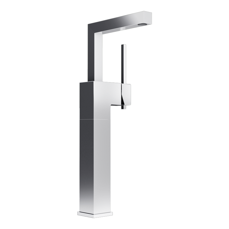 Rubi Jawa Raised Single Lever Bassin Faucet With Drain- Chrome - Renoz