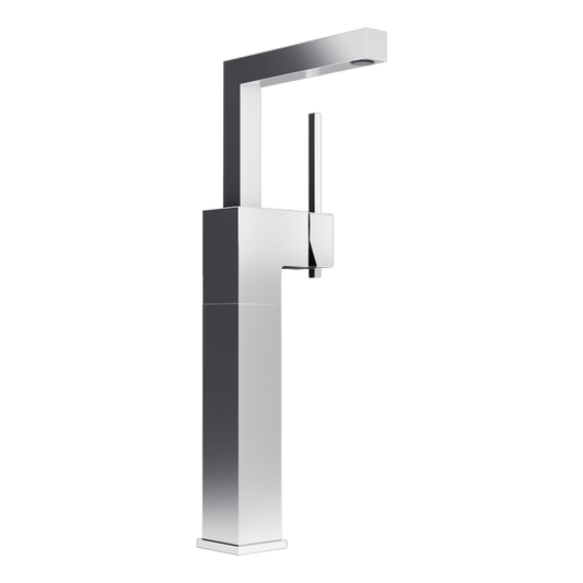 Rubi Jawa Raised Single Lever Bassin Faucet With Drain- Chrome - Renoz