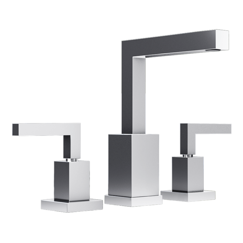 Rubi Jawa 8" C.c. Washbasin Bathroom Faucet- Chrome - Renoz