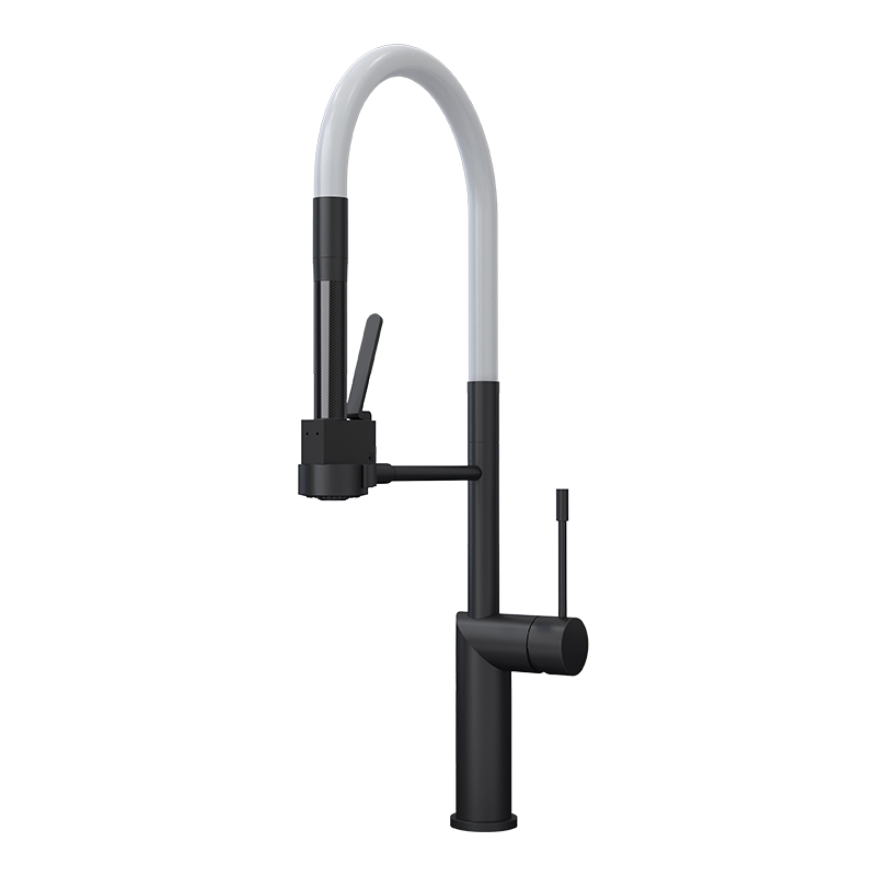 Rubi Sakai Single-lever Professional Style Kitchen Faucet-Black - Renoz