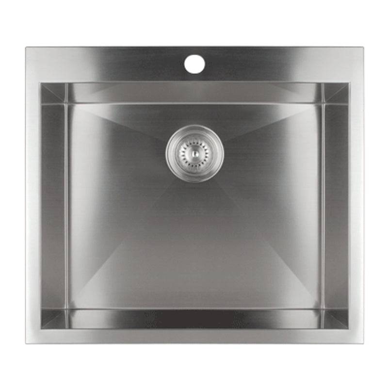 Rubi Gamay 25" Single Bowl Kitchen Sink With Square Corners - Renoz