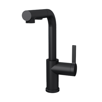 Rubi Endricks - Single Lever Kitchen Faucet-Black - Renoz