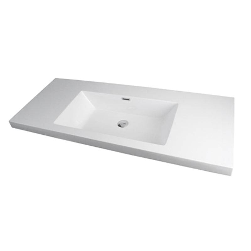 Rubi Arto TO120S Slim Countertop Basin With Overflow - Renoz