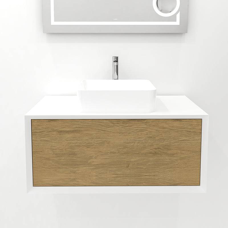 Rubi Marea 900 Washbasin Cabinet With 1 Drawer - Renoz