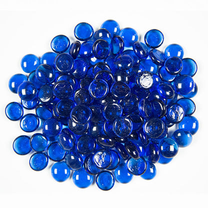 MSI Sapphire Blue Round Fire Glass