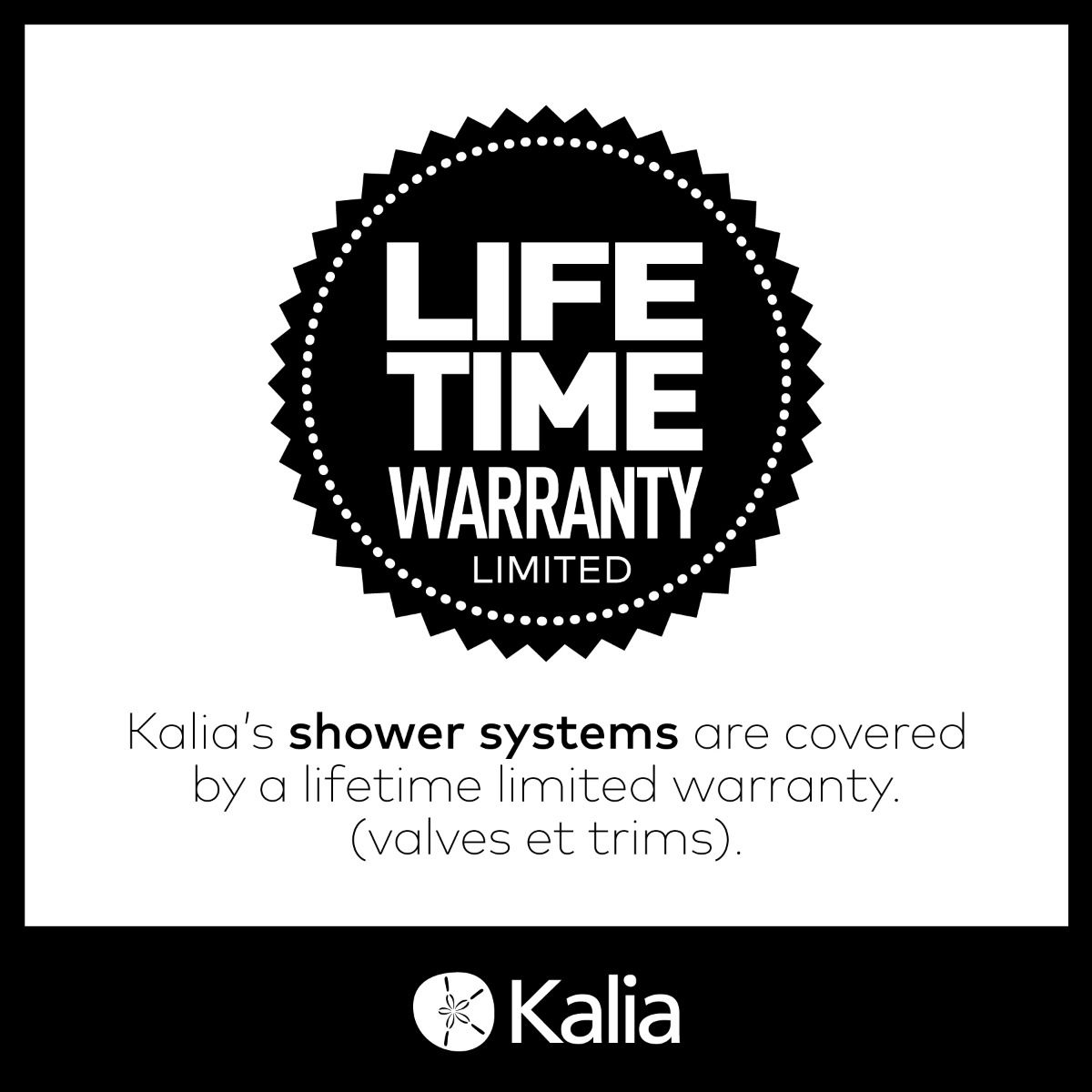 Kalia Moroka Tb2 Shower System With Push Buttons Valve (BF2095)