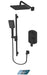 Tenzo Galia Pressure Balanced 2 Functions Shower Kit - Matte Black