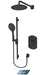 Tenzo Galia Pressure Balanced 2 Functions Shower Kit - Matte Black