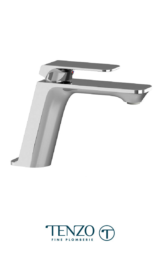 Tenzo - Quantum Single Hole Lavatory Faucet Chrome With (Overflow) Drain