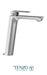 Tenzo - Quantum Chrome Single Hole Tall Lavatory Faucet With Overflow Drain