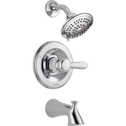 Delta LAHARA Monitor 14 Series Tub & Shower Trim -Chrome (Valve Sold Separately)