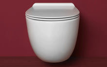 Simas - Vignoni Rimless Complete Toilet Set with In-wall Tank, Seat and Flush Plate