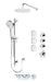 Tenzo Alyss Extenza 3 Function Shower Kit (ALYT43-571168-XX)