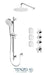 Tenzo Alyss Extenza 3 Function Shower Kit (ALYT43-571168-XX)