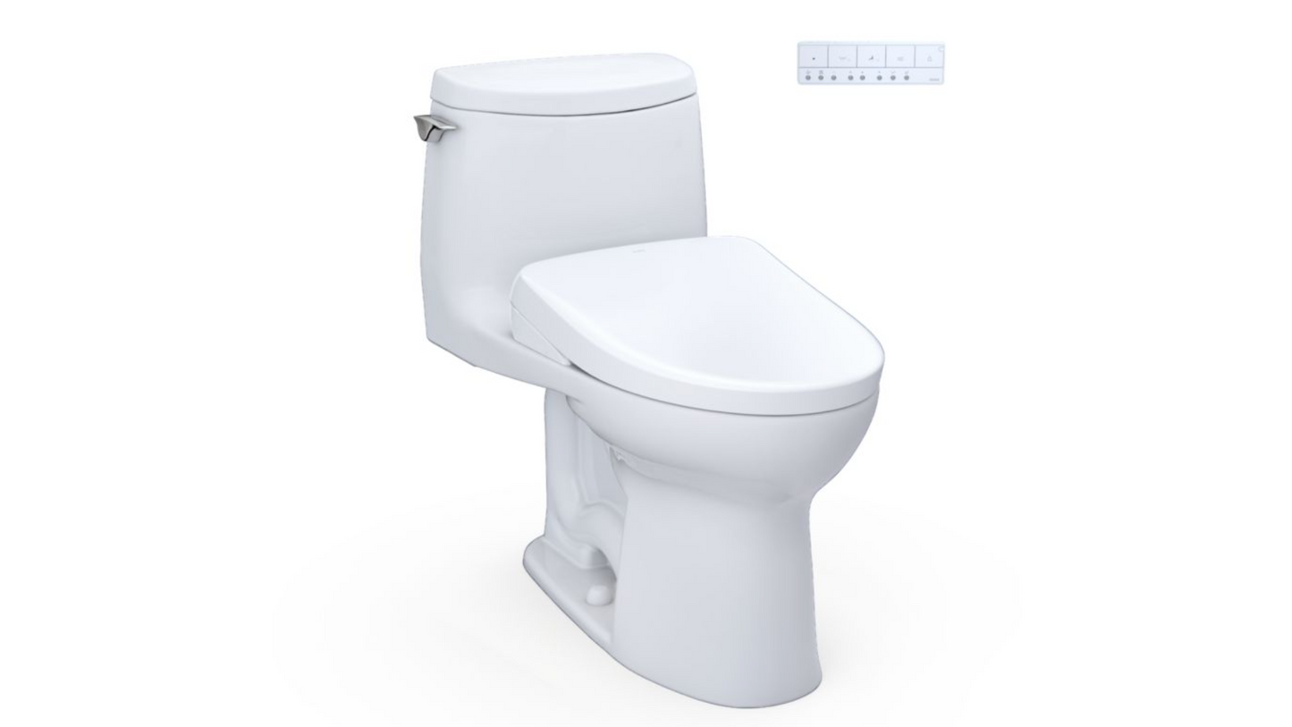 Washlet Toto Ultramax II 1G + toilette monobloc S7A - 1,0 GPF
