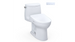Toto Ultramax II 1G Washlet + S7A One-piece Toilet - 1.0 GPF