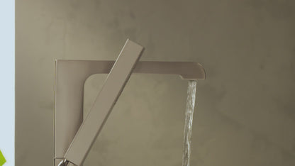 Delta ARA Single Handle Floor Mount Tub Filler Trim with Hand Shower -Stainless Steel (Valve Sold Separately)