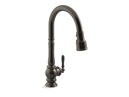 Kohler Artifacts Touchless Pull Down Kitchen Sink Faucet- Oil Rubbed Bronze